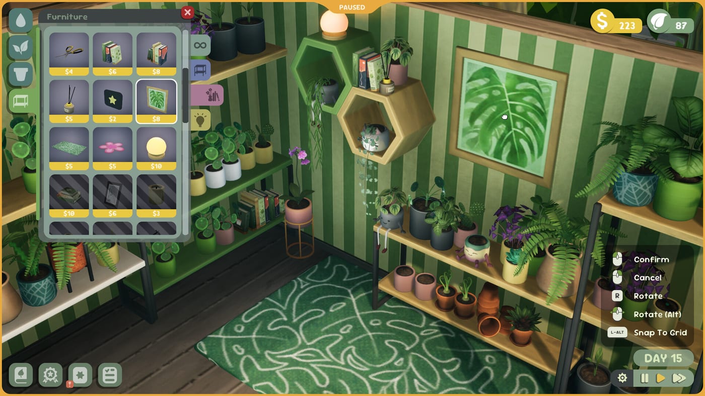 Leafy Corner gameplay screenshot